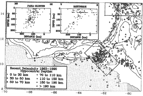 Trinidad Seismicity - 1963 to 1990.png