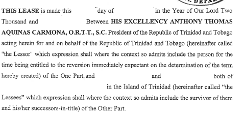 Trinidad Land Lease.PNG